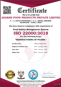 Variety of lentils and pulses