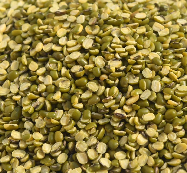 Yellow dal simmering in kitchen